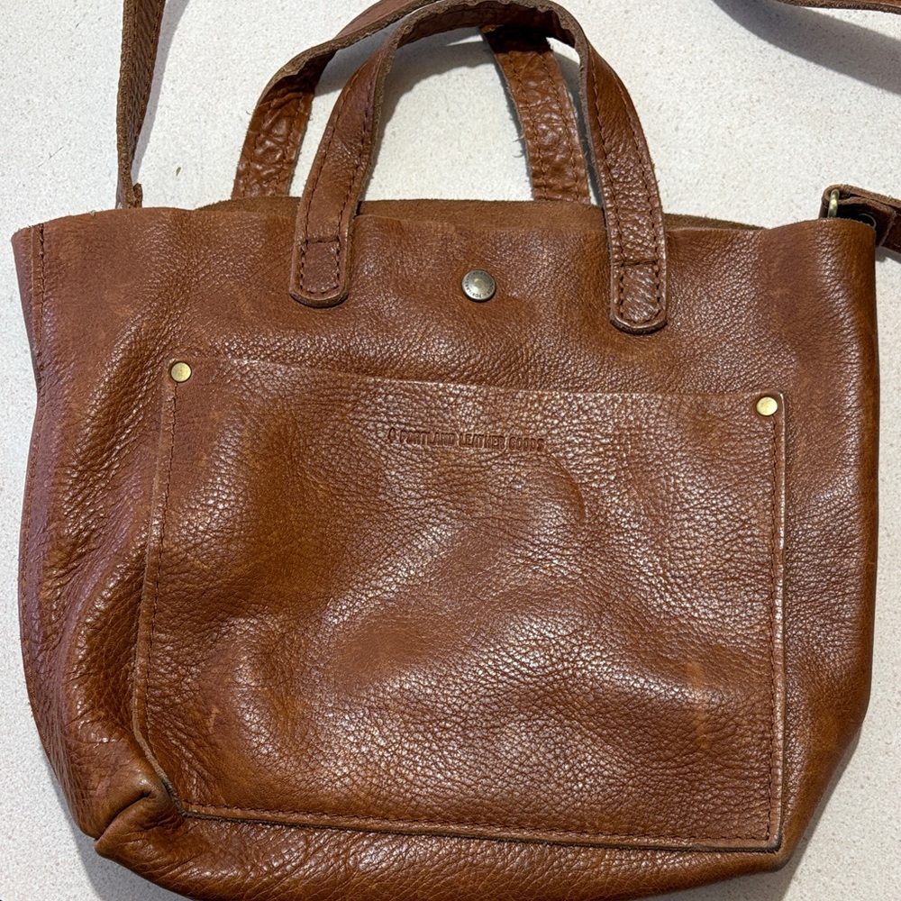 Brown Leather Crossbody Bag